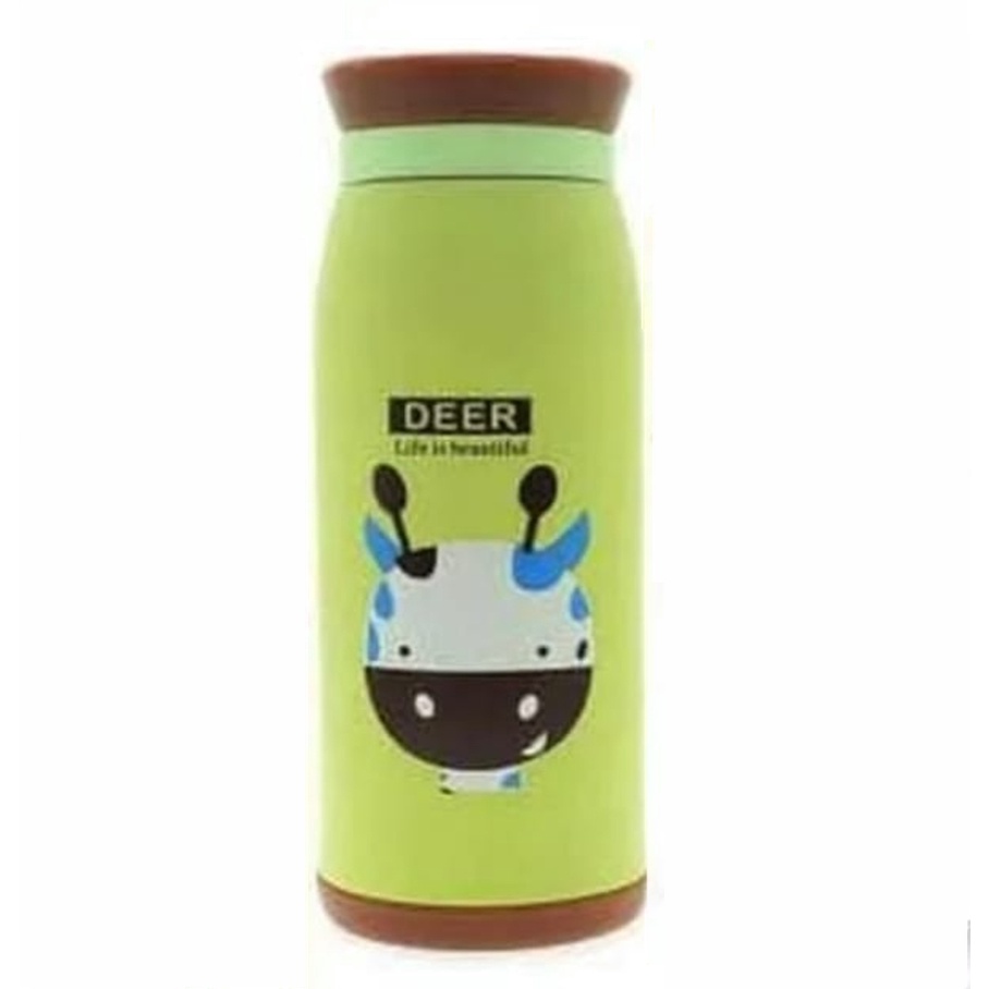 Termos 500ML Karakter Unik Cute Animal Stainless Steel-Thermos Thumbler Kartun Animal Stainless Steel 500ML-Tumbler Botol Minum Kuat Tahan Lama Bermotif Hewan Untuk Air Panas Dingin