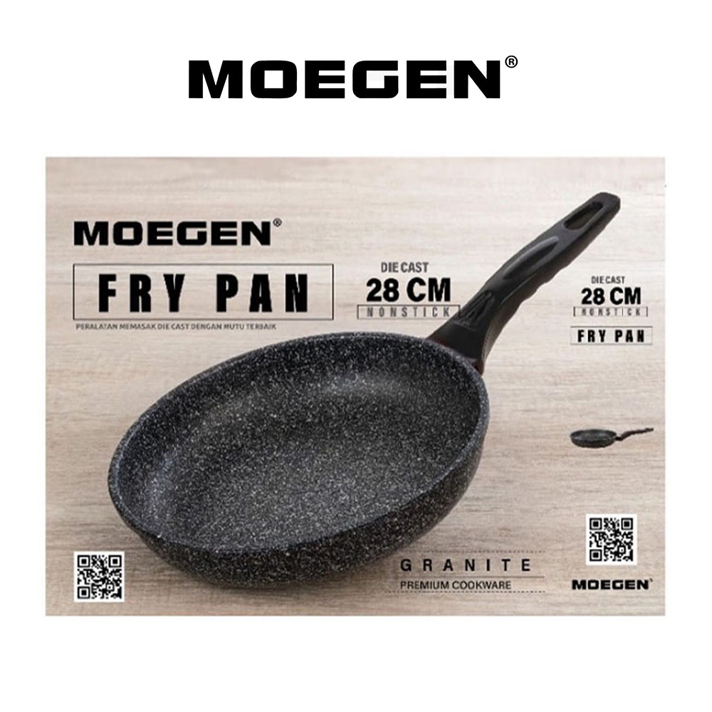 ORIGINAL MOEGEN Germany Fry Pan 28cm Granite Series Anti Lengket Original