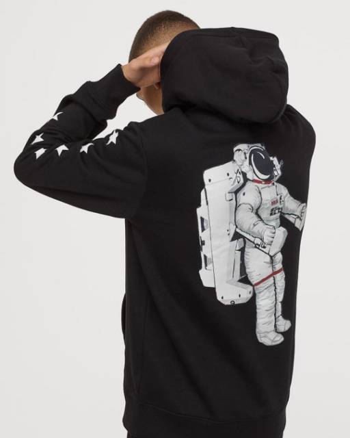 h&m x nasa hoodie