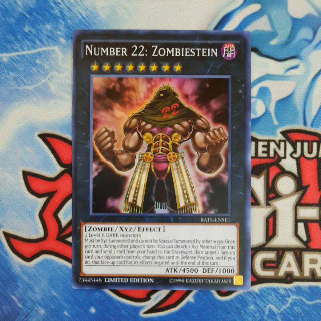 Yugioh Number 22 Zombiestein Rate Original Shopee Indonesia