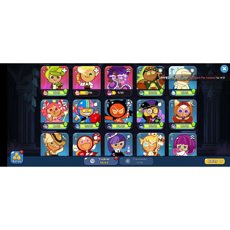 Akun Cookie Run Kingdom 1 Star Pure Vanilla, Hollyberry