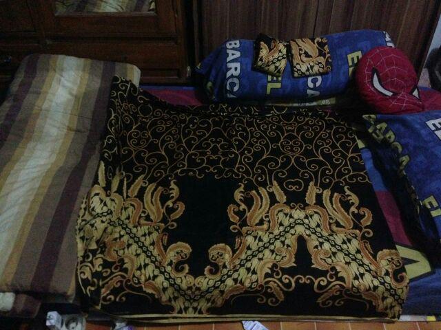 Batik Sogan Motif Gurita Dan Embos Pekalongan