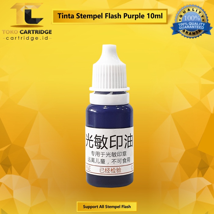 Tinta Stempel Flash Refill Stamp Ink Waterproof 10ML 10 ML murah