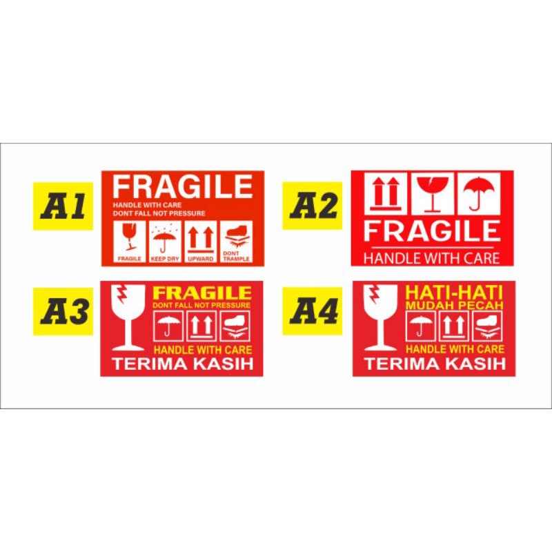 

STIKER FRAGILE / STIKER PECAH BELAH MURAH