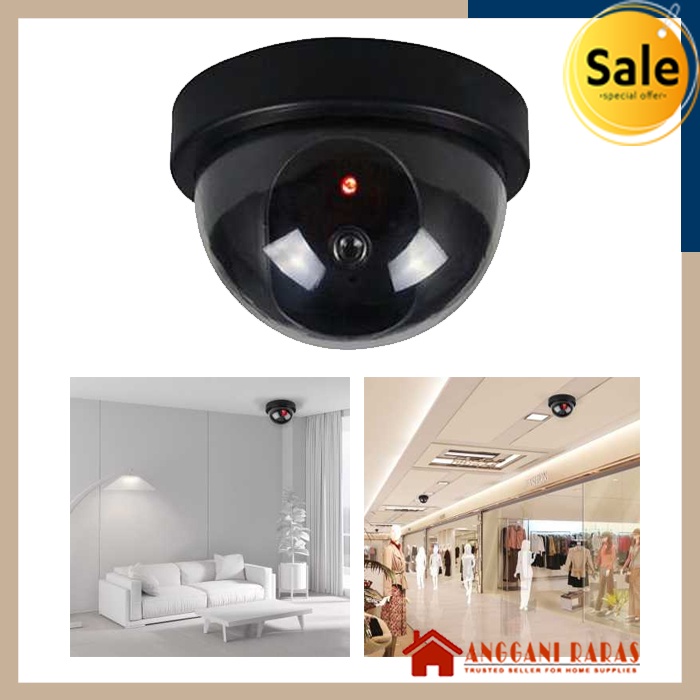 CCTV Palsu Fake CCTV Pemasangan Indoor dan Outdoor Dummy Dome Mirip Asli