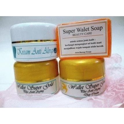Termurah Krim WaLet Super GoLd - Memutihkan+Mencerahkan Wajah, Atasi Wajah Kusam, Jerawat, FLek,