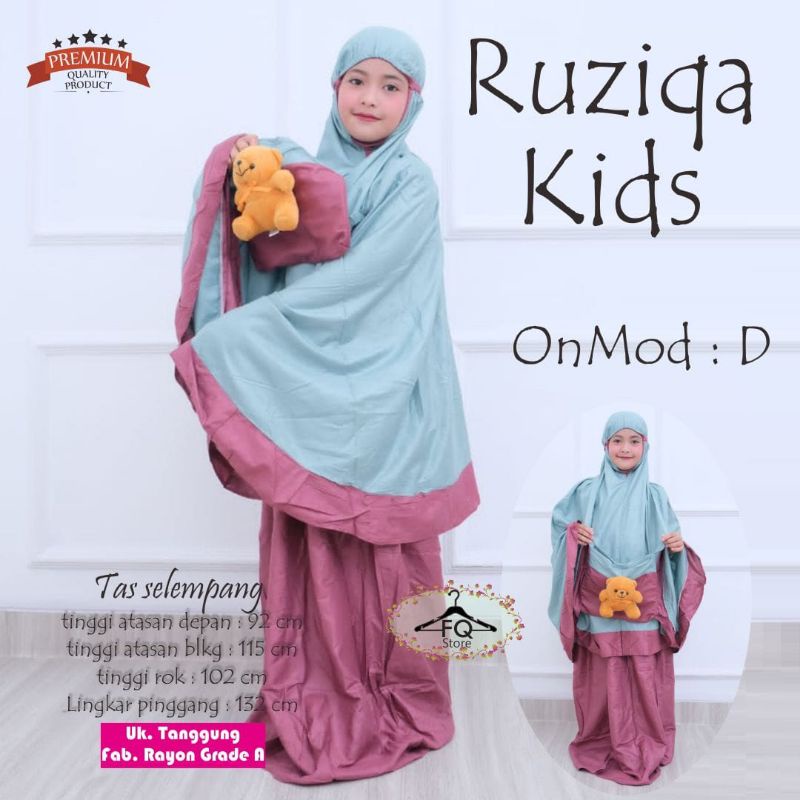 Mukena Anak Free Tas Boneka