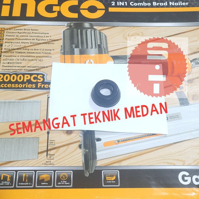 

SPAREPART KARET BUMPER GA18 AIR NAILER GUN STAPLES ANGIN INGCO GA 18