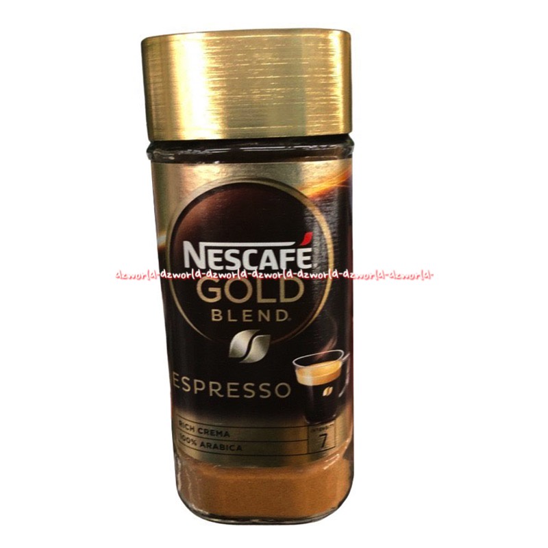 Nescafe Gold Blend Espresso 100gr Rich Crema Kopi Bubuk Halus Nescafe Kemasan Botol 100% Arabica Coffee Espreso