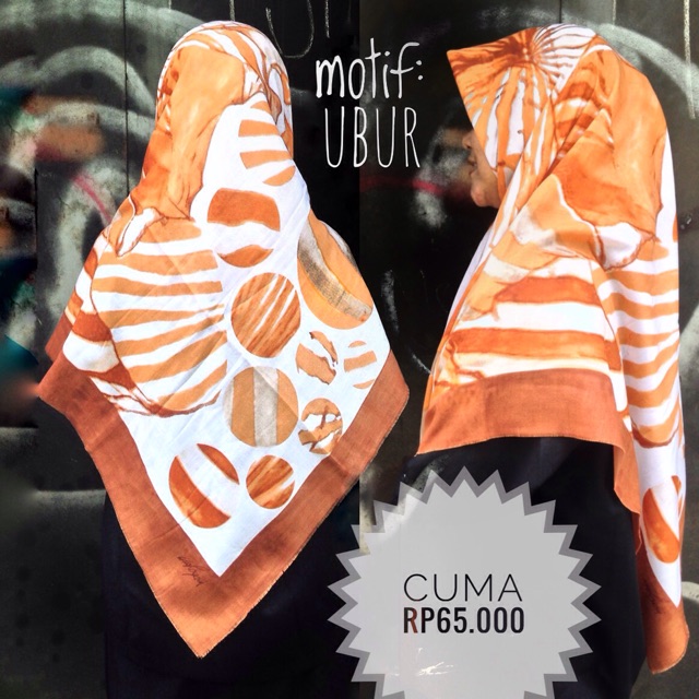 Hijab/Kerudung Ida Royani Motif Ubur