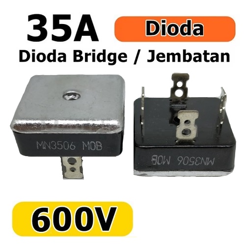 Dioda Bridge 3506/3510 35A Motorola Kotak 4 Kaki Power Supply Amplifier Grade B MN3506