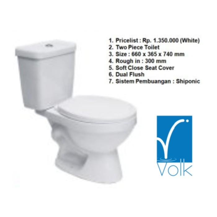 Kloset Kloset Duduk As 30Cm Merk Volk 660