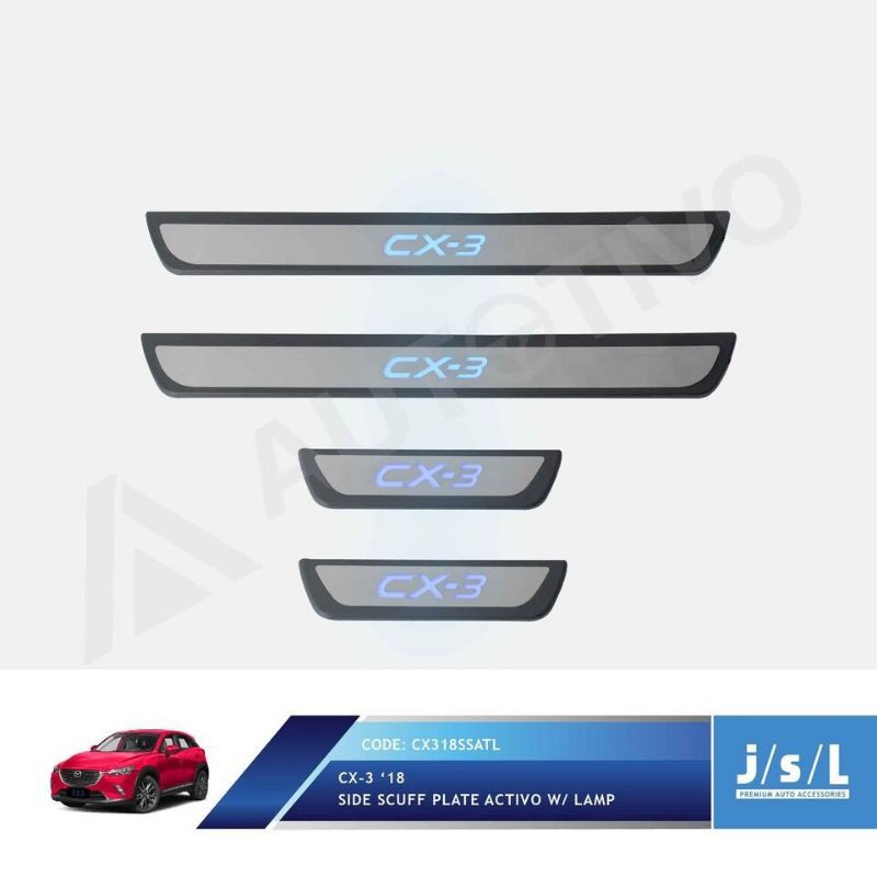 sillate samping Mazda CX-3 activo lampu jsl