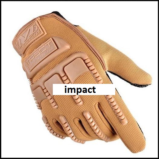 Sarung tangan pria polisi motor tentara Tactical Impact mechanix Full