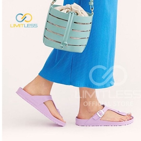 Sandal Wanita Limitless Casual Sendal Jepit Wanita Hitam Korean Style Sendal Cewek Japit Kekinian