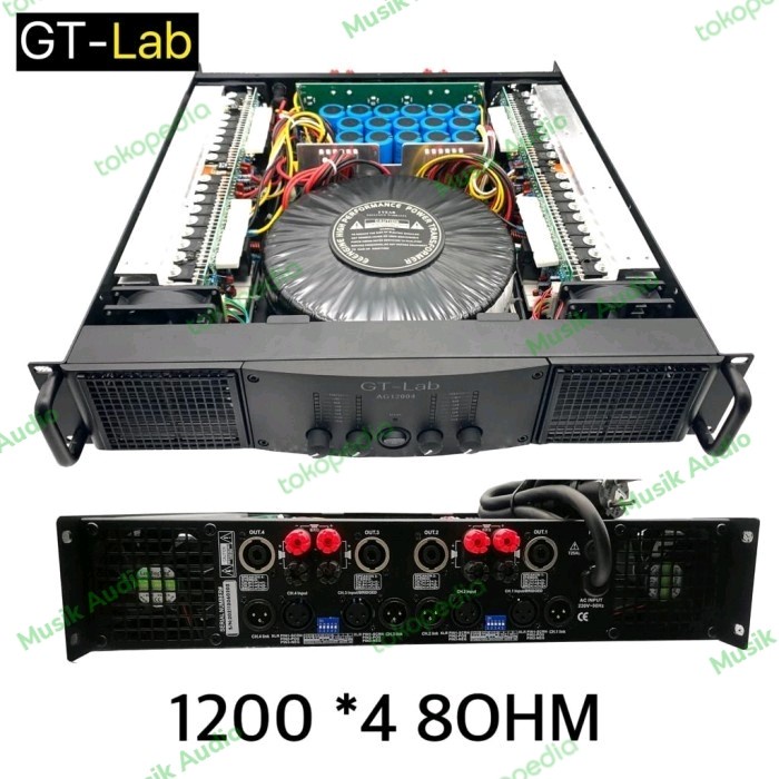 Power Amplifer 4 Channel GT-Lab AG 12004 / AG12004 Original By RDW