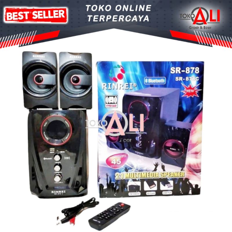 Speaker aktif RINREI 878 c speaker aktif bluetooth
