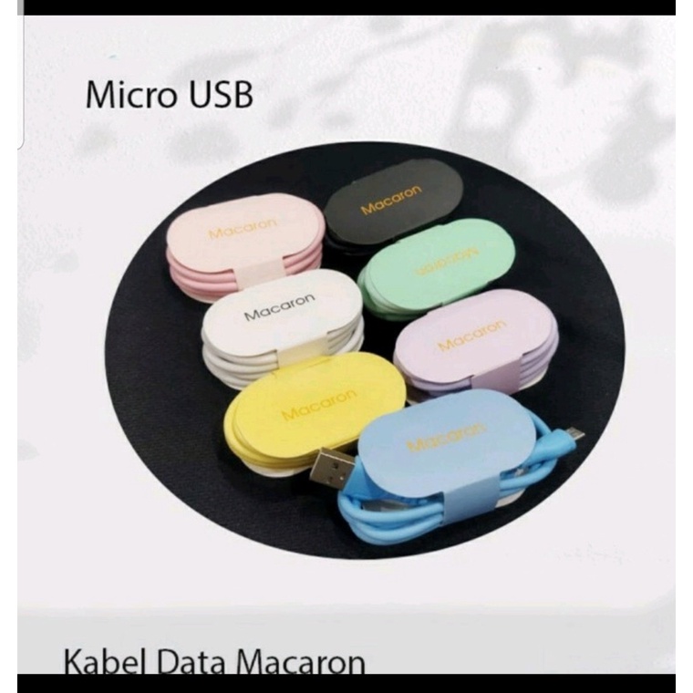 KABEL DATA MACARON MICRO/KABEL DATA TYPE C/KABEL DATA IPHON FAST CHARGING - BD