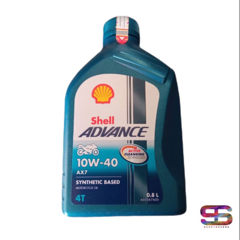 Oli Mesin Motor Shell Advance AX7 Original