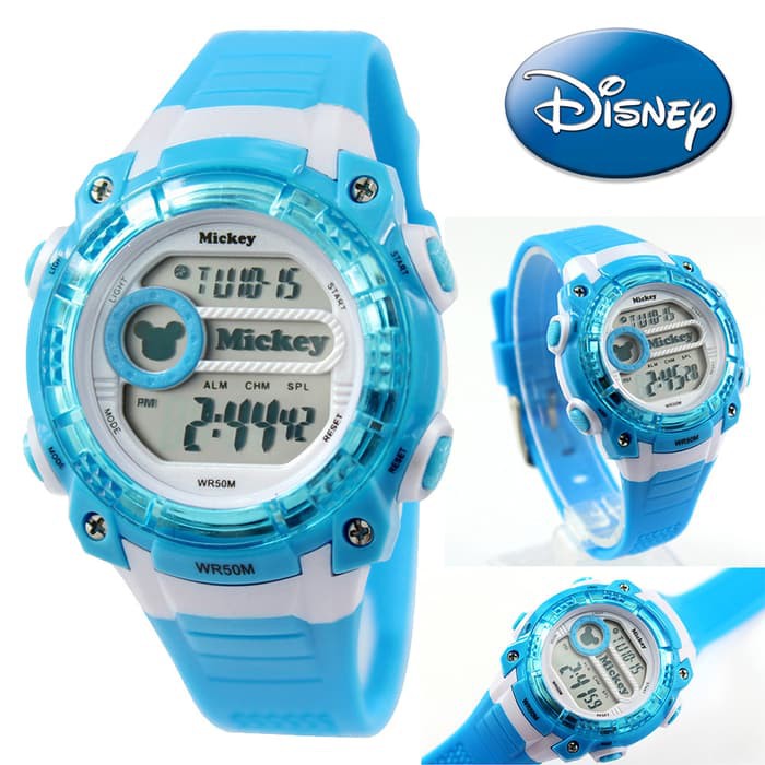Disney ORIGINAL MS5514-L Mickey Jam Tangan Anak BLUE Sports Watch
