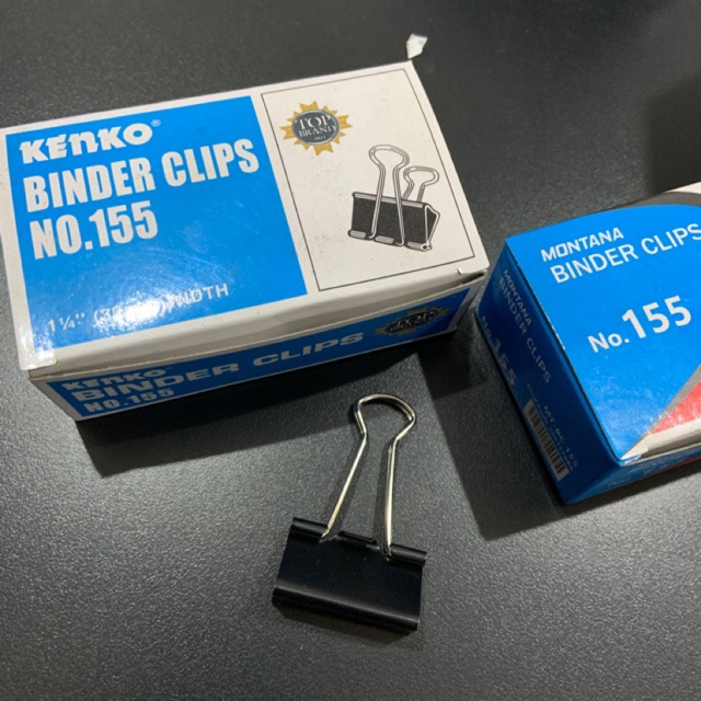 

Binder Clip No 155 (12 Pcs) Penjepit Kertas Paper Clip