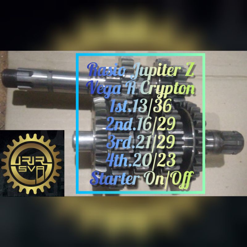 Gigi Rasio Racing Jupiter Z Vega R New/Old Crypton 1st.13/36; 2nd.16/29; 3rd.21/29; 4th.20/23