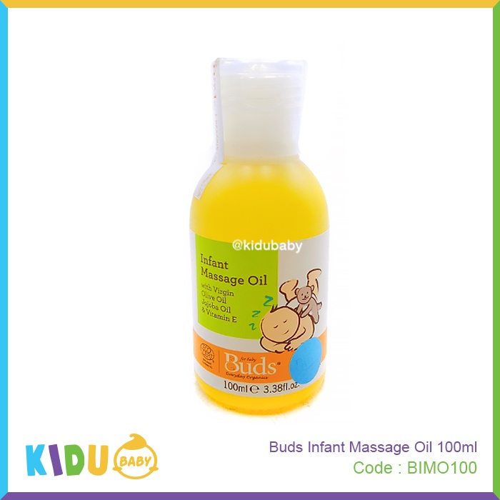 Buds Organics Infant Massage Oil 100ml Kidu Baby