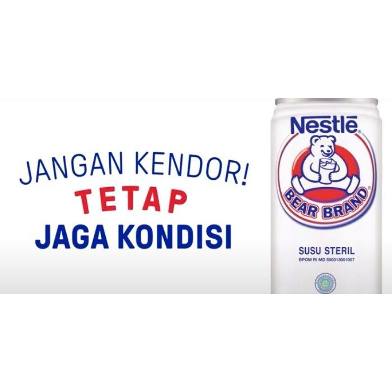 Surabaya kaleng susu cair steril bear brand nestle 189ml 189 ml ecer