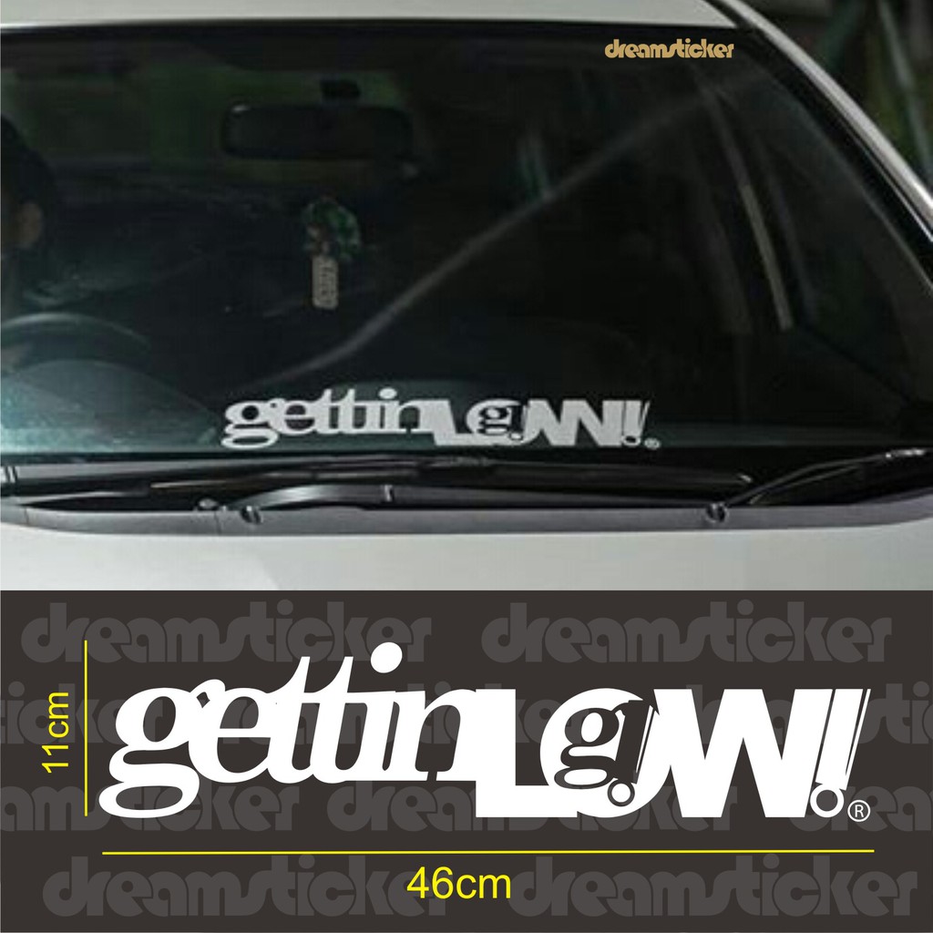 Sticker Kaca Depan Mobil BMW Performanca 02 Windshield Stiker