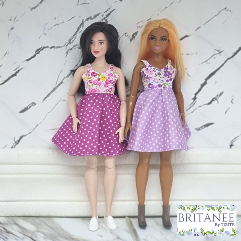 BAJU BARBIE HANDMADE BAJU BONEKA BARBIE CURVY