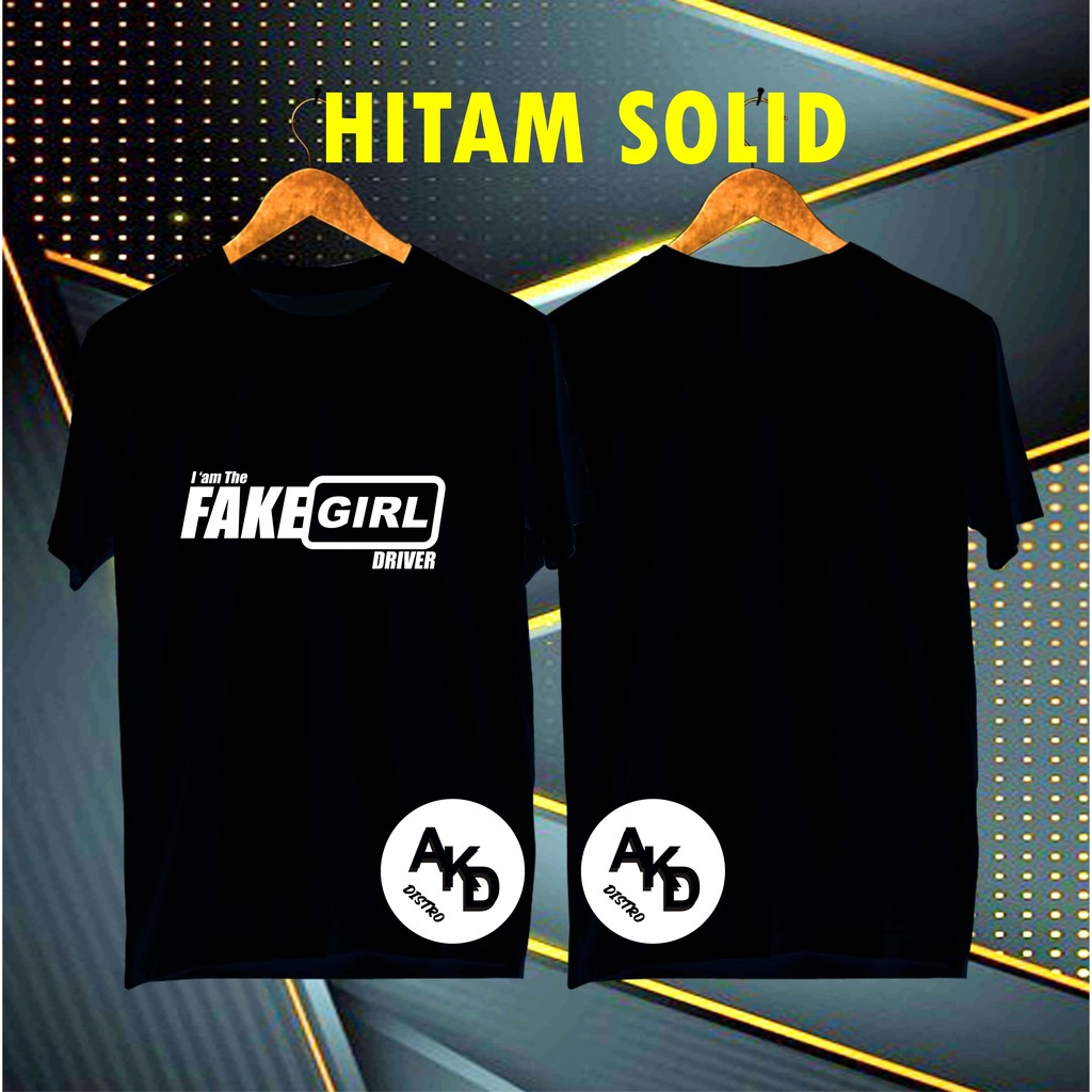 COD/KAOS FAKE GIRL/KAOS EKSPRESI/KAOS HITS/KAOS BANDUNG/KAOS MURAH/KAOS DISTRO