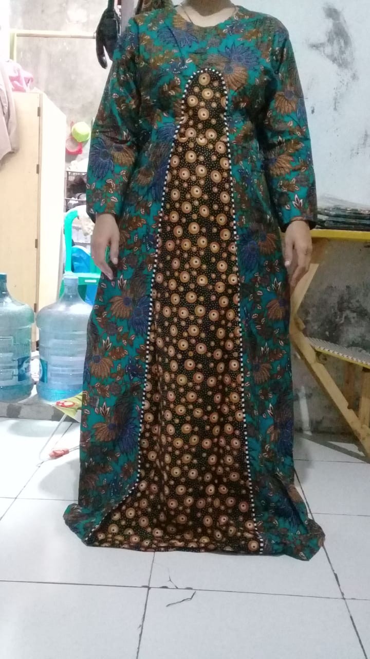 Gamis Batik Manggar, Padi,sekar,cantik,kubis,kipas,daun,kupu,nadine,gendis