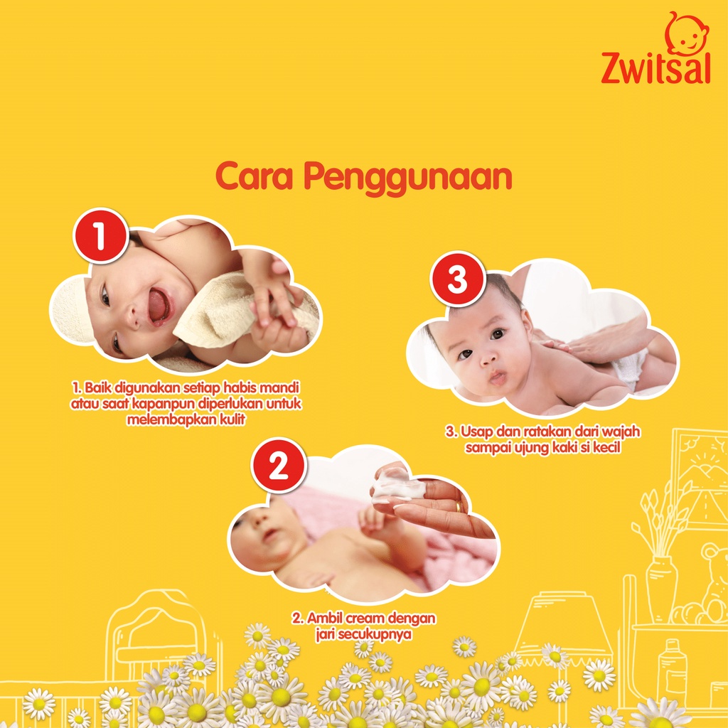 Zwitsal Baby Face &amp; Body Care Cream | Krim Bayi