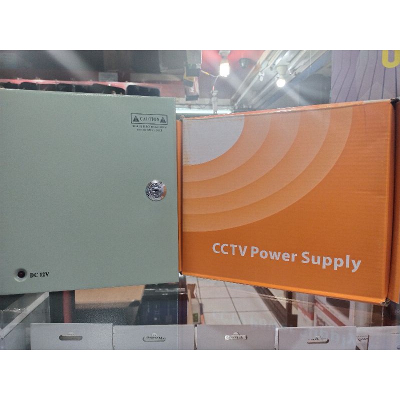 POWER SUPPLY CCTV 12V 10A BOX