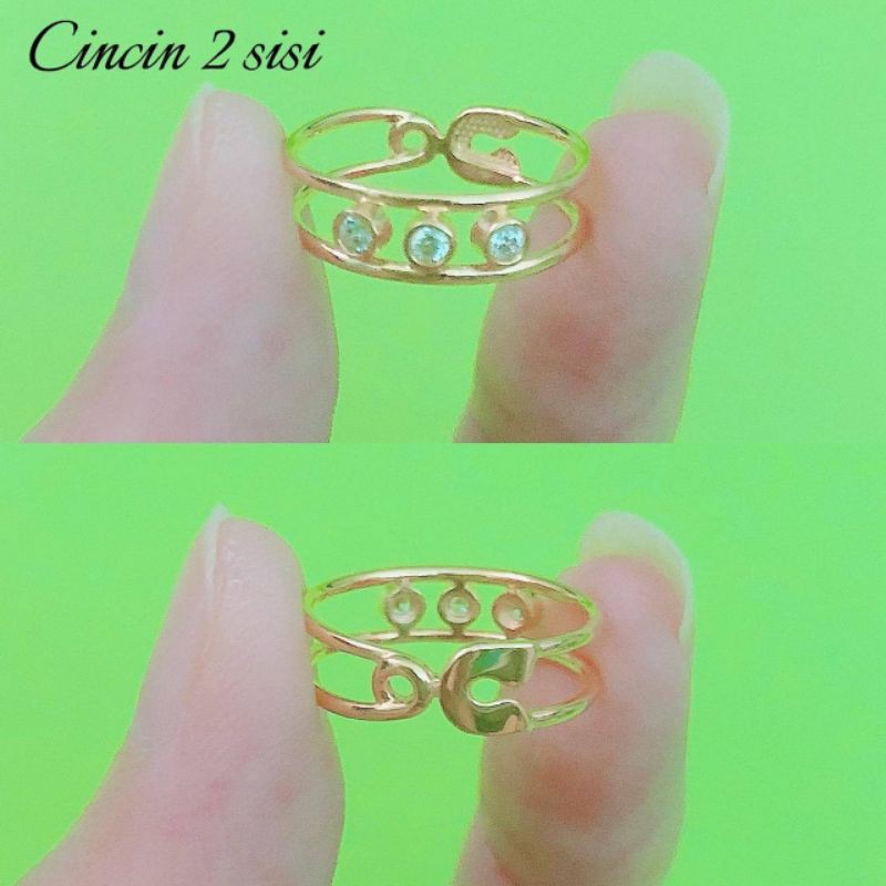 Cincin peniti 2 sisi UBS 8K 375