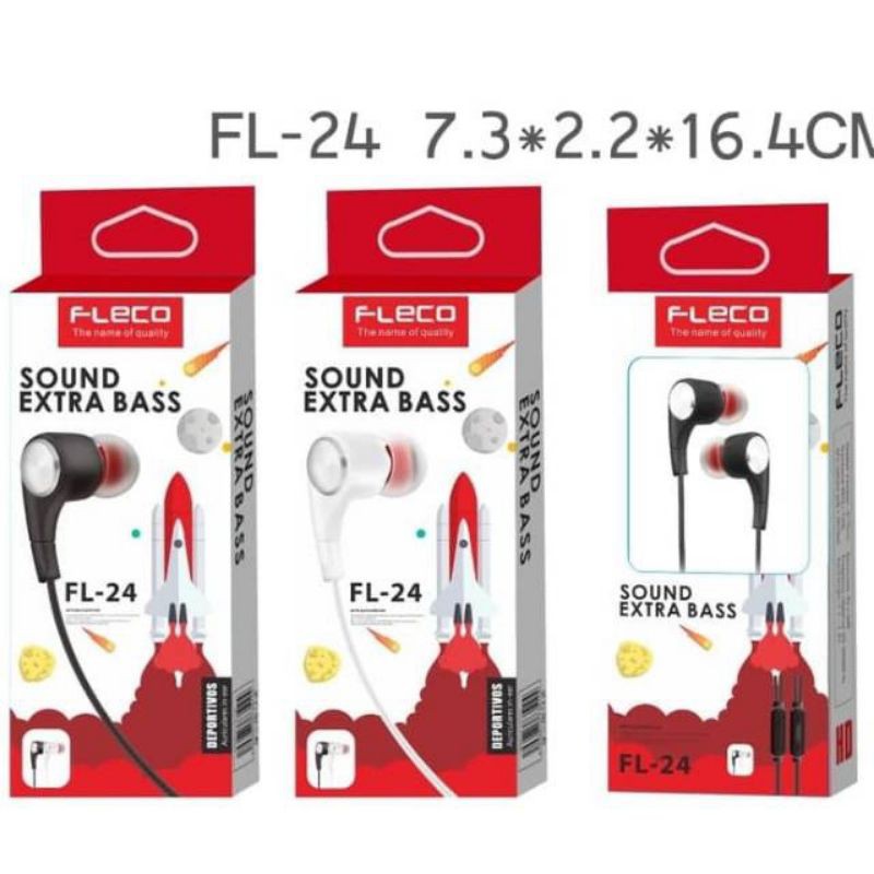 Headset Fleco FL-24 Stereo Bass Bisa Dipakai Semua Handphone