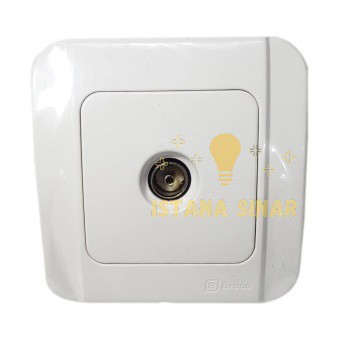 Stop Kontak TV IB BROCO GALLEO / SOCKET OUTLET ANTENA TV