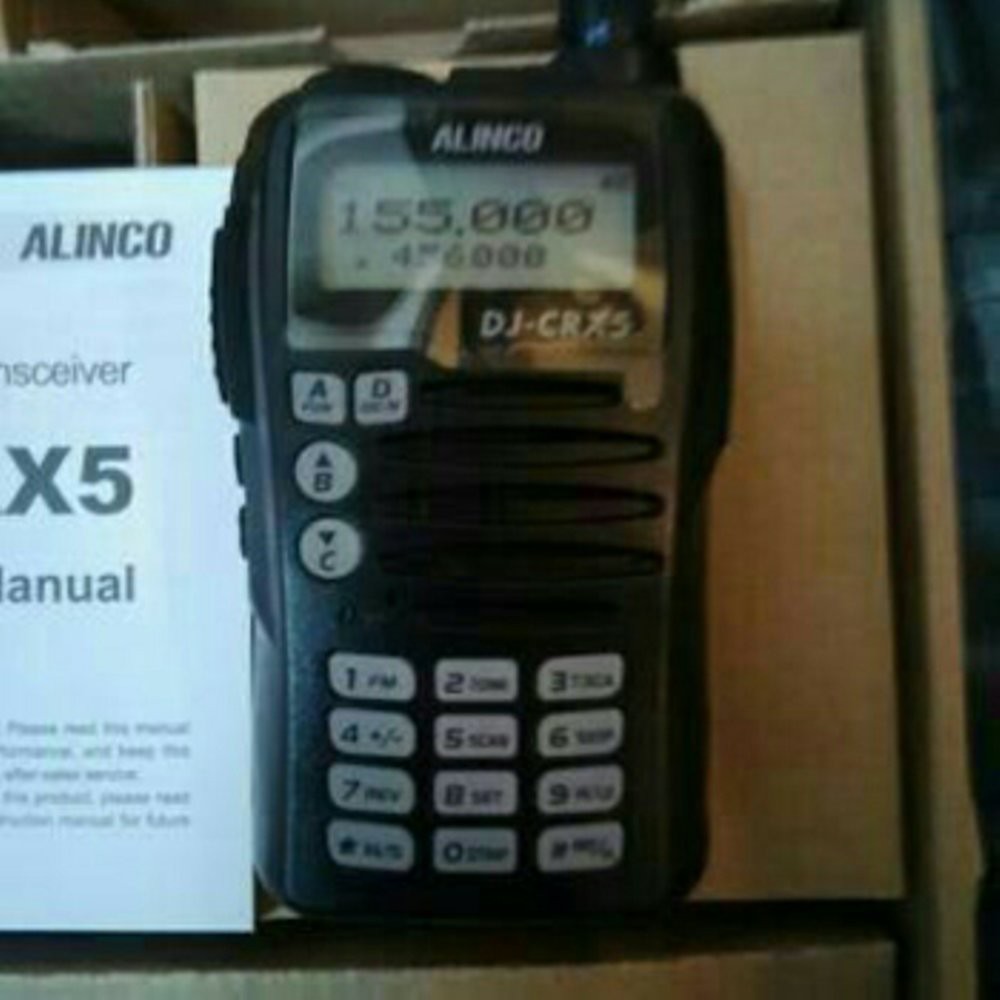 Unik RADIO HT ALINCO DJ CRX 5 DUAL BAND Murah