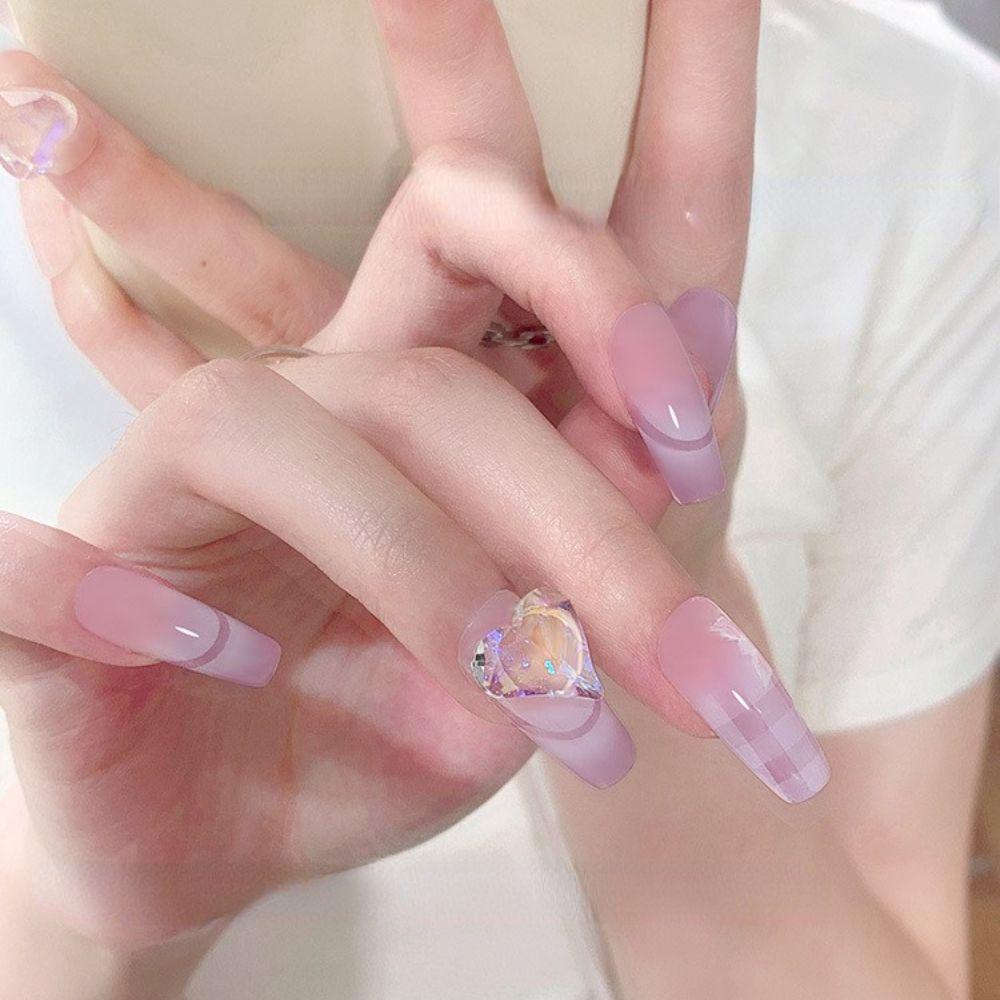 Mxbeauty Kuku Rhinestones 3D DIY Transparan Manikur Aksesoris Kristal Dekorasi Kuku