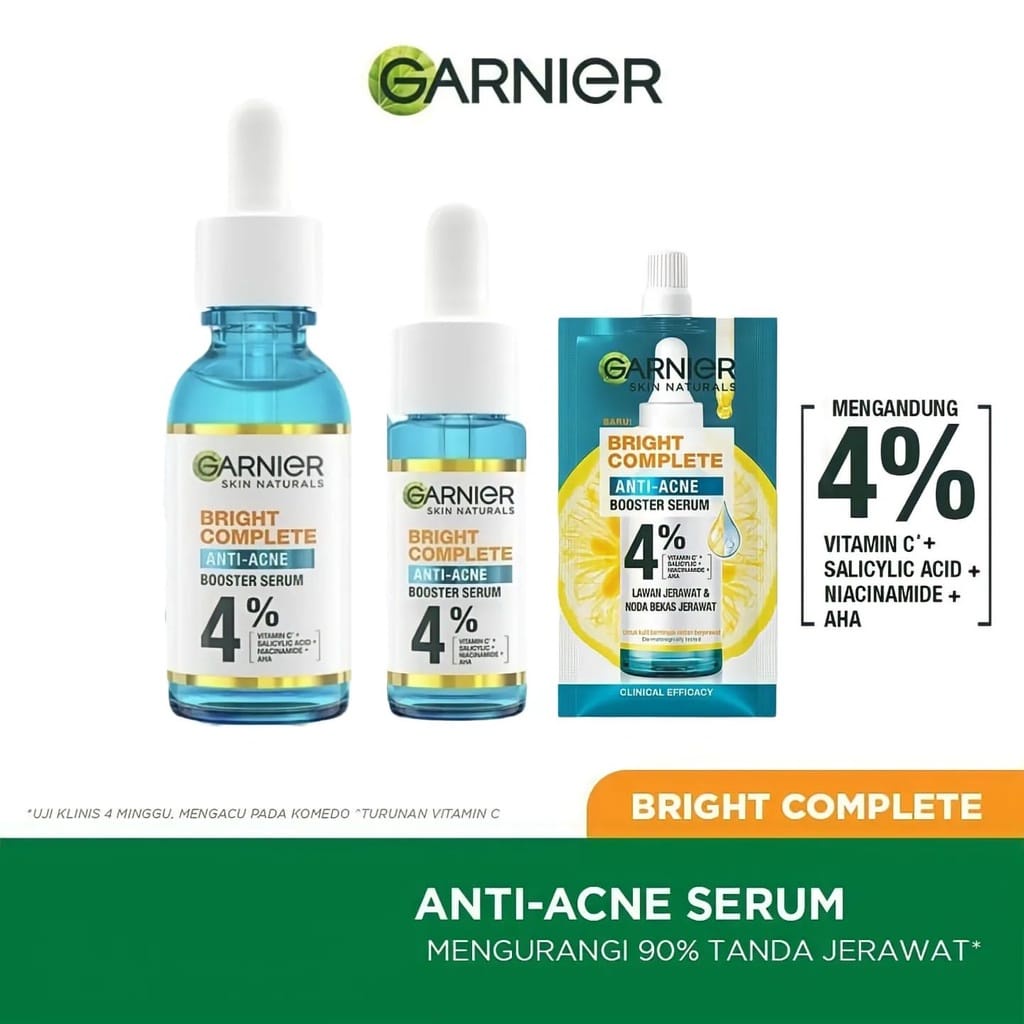 Garnier Bright Complete Anti Acne Serum 15ml