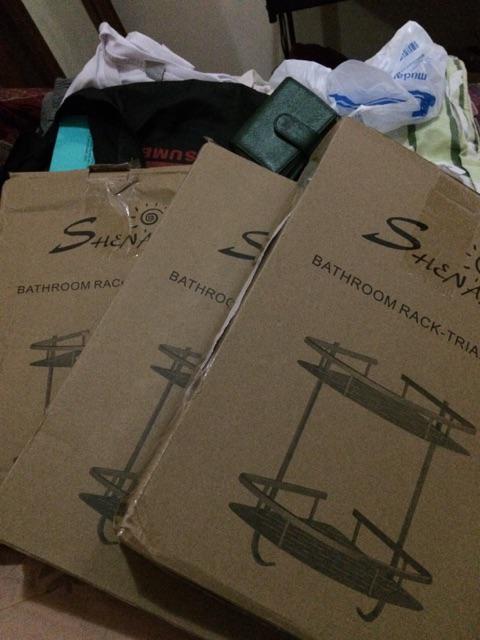 Rak Sudut Kamar Mandi Aluminium/rak Sudut Dapur/rak Sudut,shenar