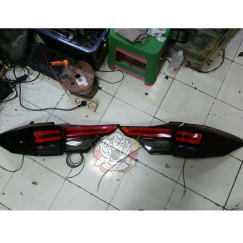 Stoplamp New Rush Terios Custom Lampu LED Lazy.Lampu Castem Stoplamp Belakang All New Rush Terios.La