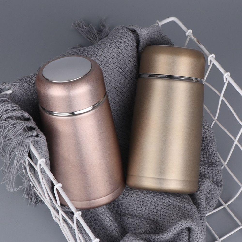 Solighter 350ML Mug Kopi Hadiah Botol Air Portable Stainless Steel