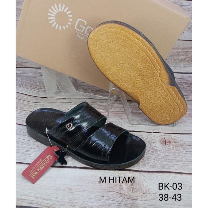 SANDAL KULIT ASLI PRIA GOLDEN WAY GK-03