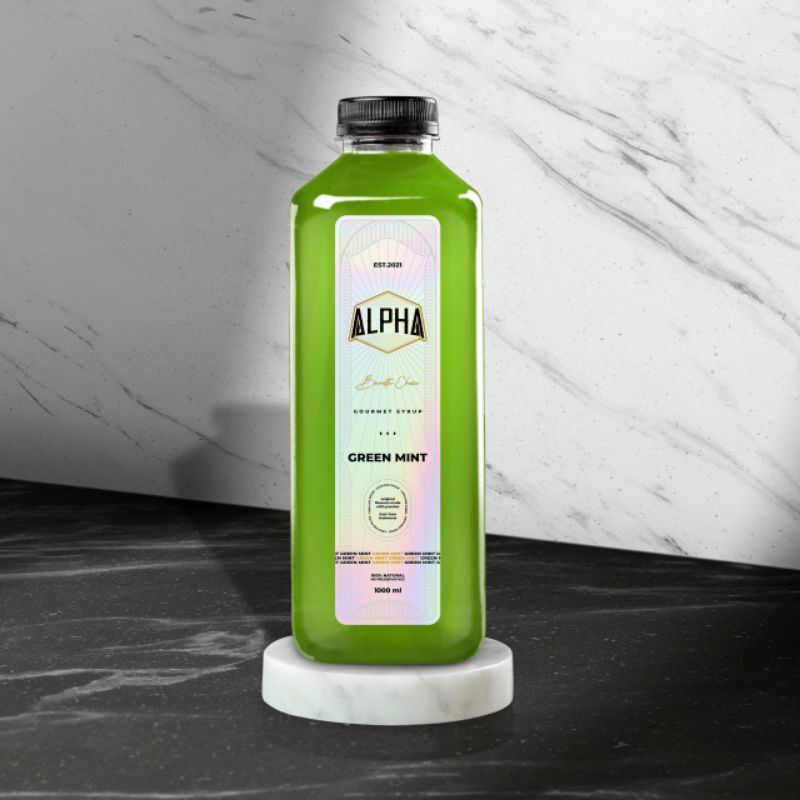 

ALPHA SYRUPS : GREEN MINT
