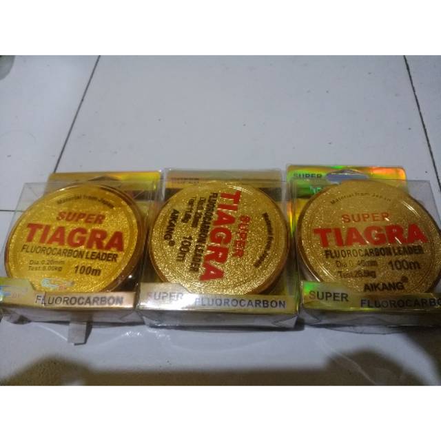 Senar pancing tiagra flurocarbon murah laris Semarang