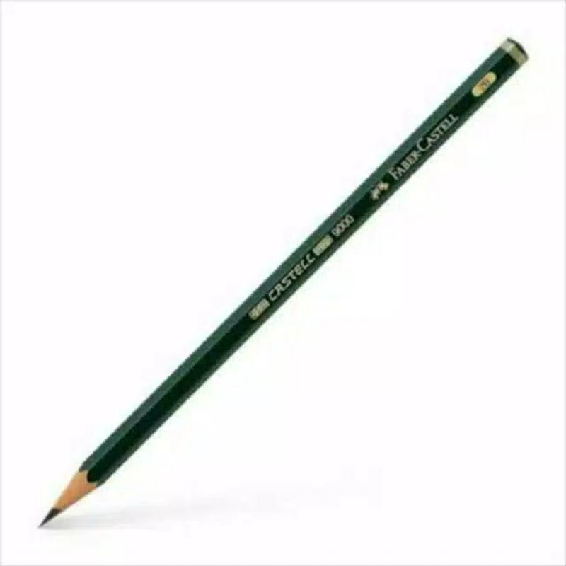 

Pensil Faber castell 2B di baca di computer