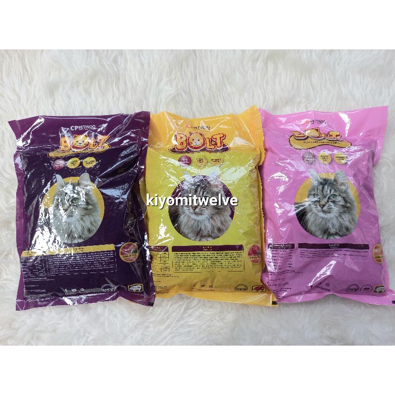 Makanan Kucing Bolt Murah Makanan Kucing Bolt Repack