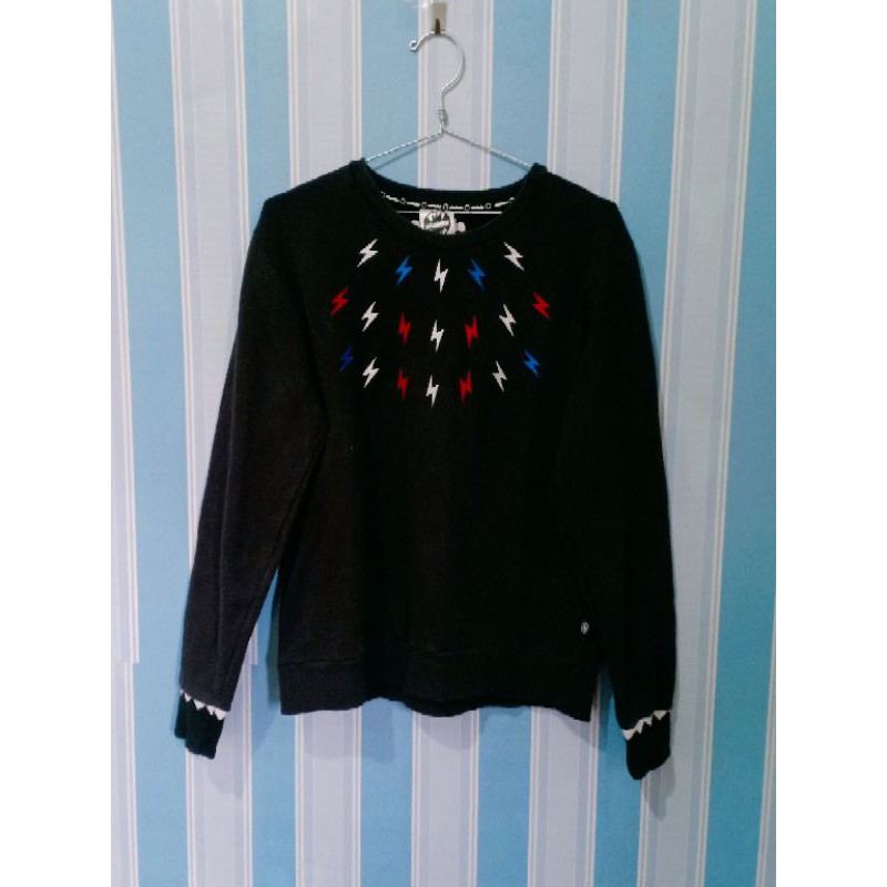 jaket sweater crewneck elstinko original second preloved