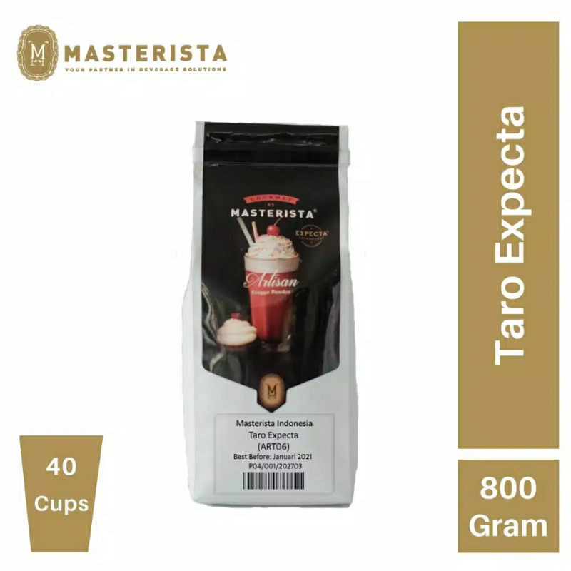 

Masterista Indonesia Bubuk Minuman Taro 800gr, Bubuk minuman makassar